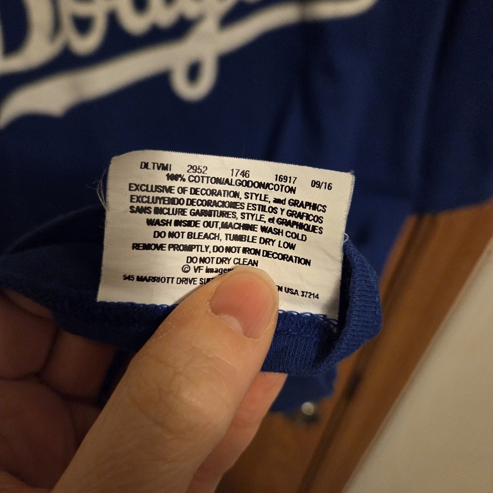 Majestic Los Angeles Dodgers Justin Turner Shirt Sz XL Men's MLB - Picture 3 of 4
